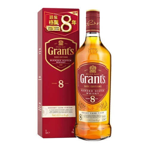 格蘭8年 Grant's 8 Years Old Blended Scotch Whisky