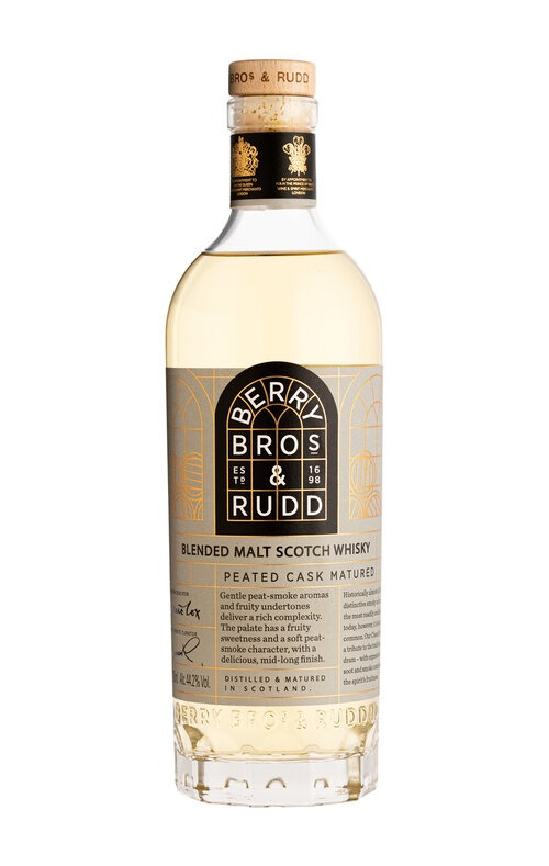 berry bros and rudd spirits classic range whiskies peated cask matured bottle
