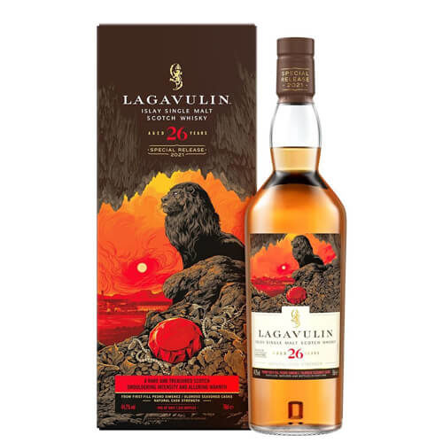 樂加維林26年 猛獅塊寶 限量原酒 單一麥芽威士忌 Lagavulin 26 Years 2021 Special Releases