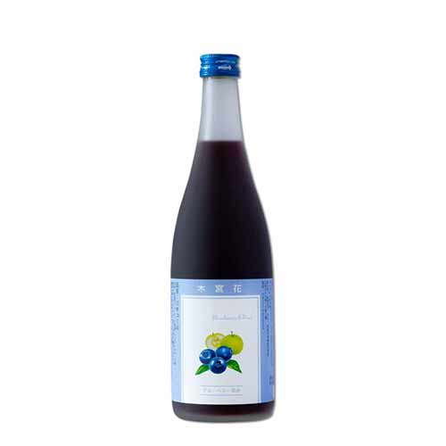 麻原酒造 木宮花 藍莓雪梨酒
