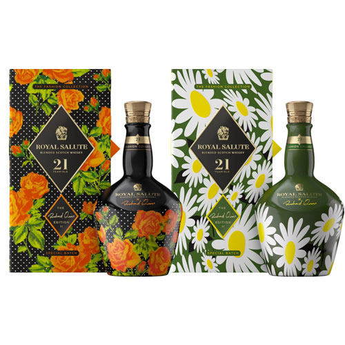 皇家禮炮 21年「新奢時尚系列第二代」橙紅玫瑰&法蘭西菊